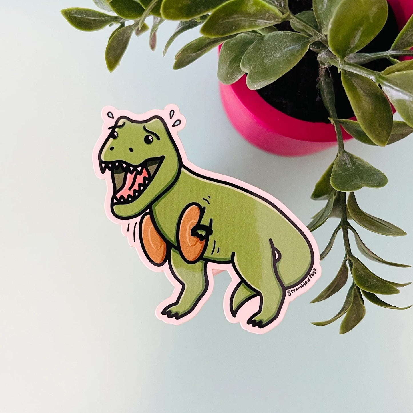 T-Rex Cymbals Sticker
