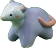 Mini Opossum Figurine